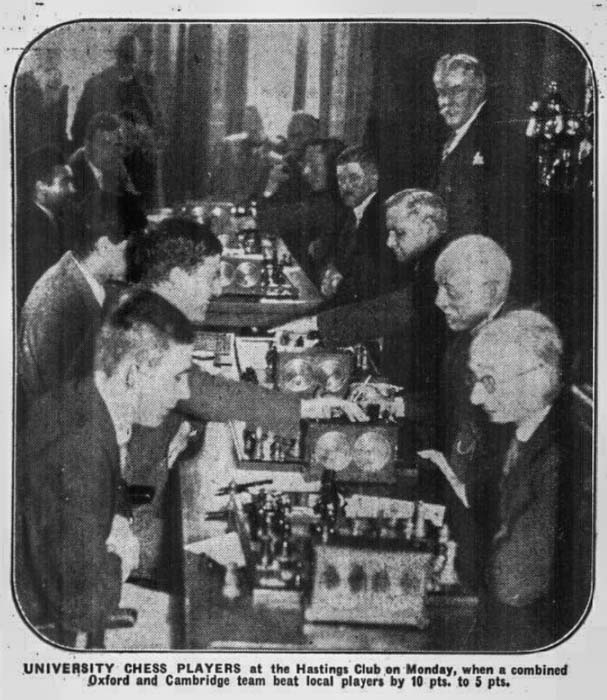 1931 Hastings v Oxford & Cambridge 23 March