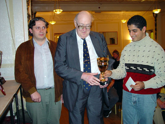 left to right: Petr Kiriakov, Patrick Taylor, Ehsan Ghaem Maghami