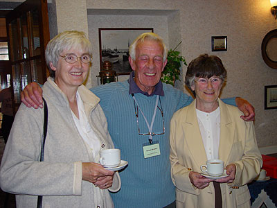 Left to right: Judy Furness, Dennis Hemsley, Edwina Bridson