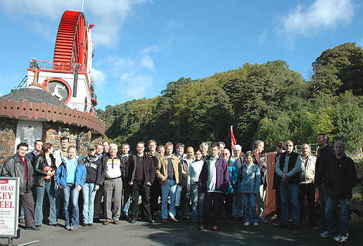 Coach trip to the Laxey Wheel