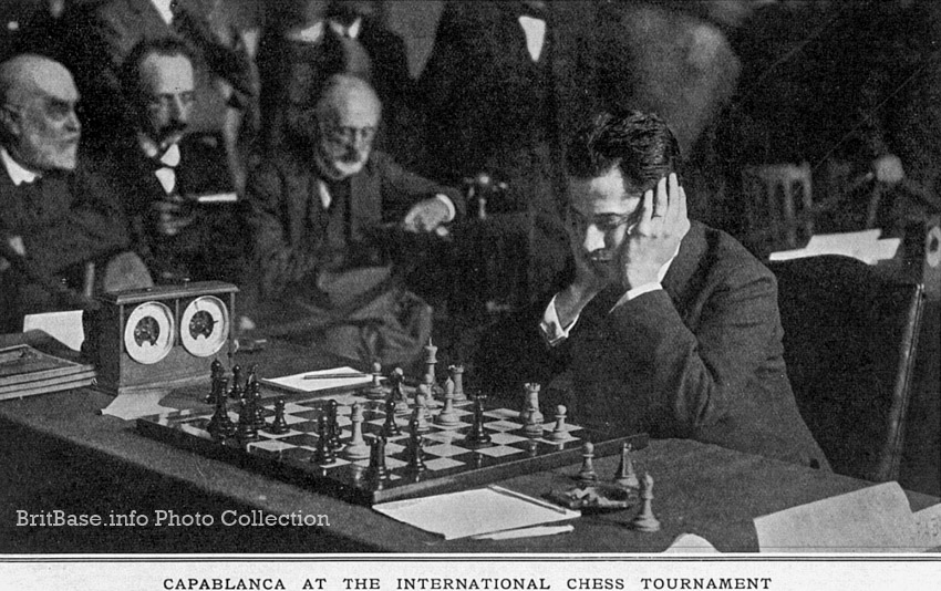 1922 Capablanca in play in London