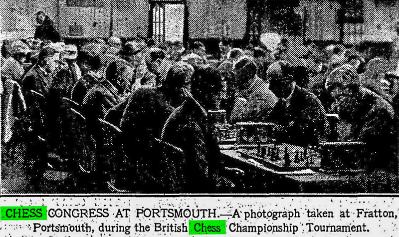 International Chess Congress, London 1922 WH WATTS, Alekhine