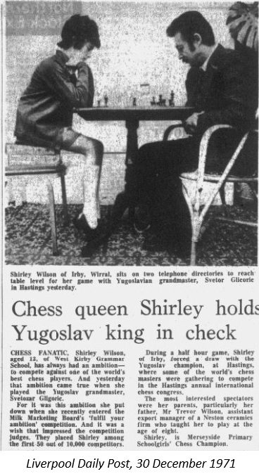 Shirley Wilson plays Gligoric