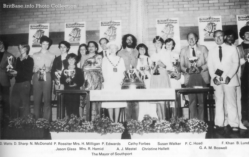 1983 BCF Congress Prizewinners