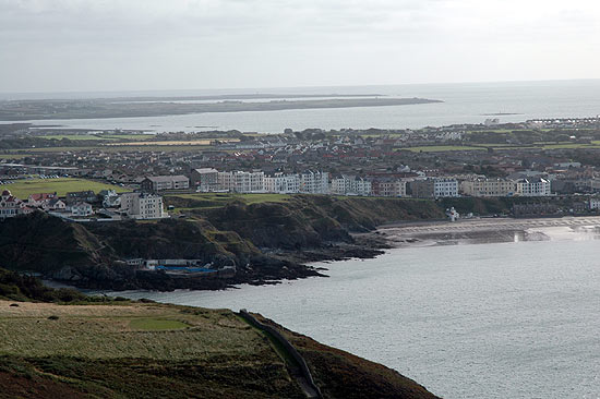 View of Port Erin from Bradda Head